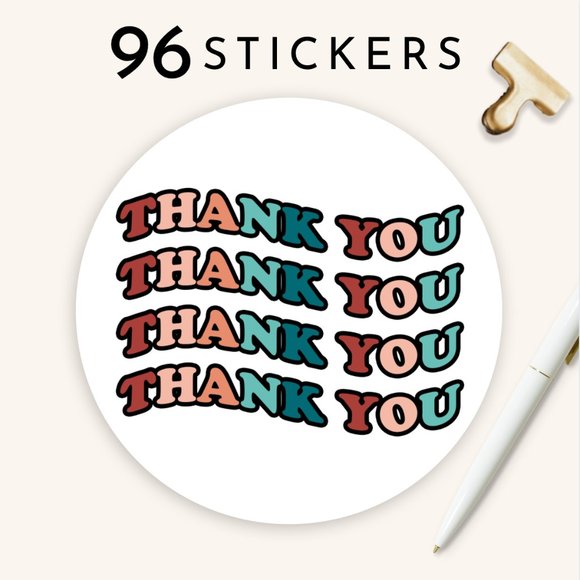 Other - Thank You Stickers 96 Count